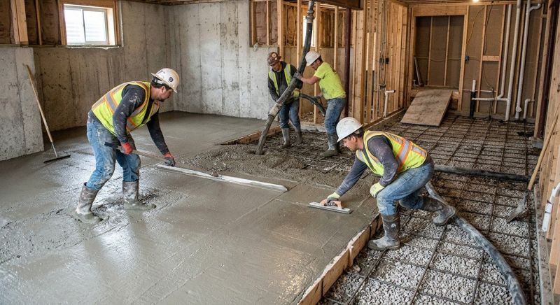 Basement Slab Installation in San Bernardino, CA