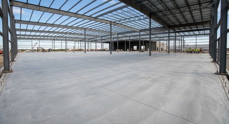 Commercial Slab Construction in Redlands, CA