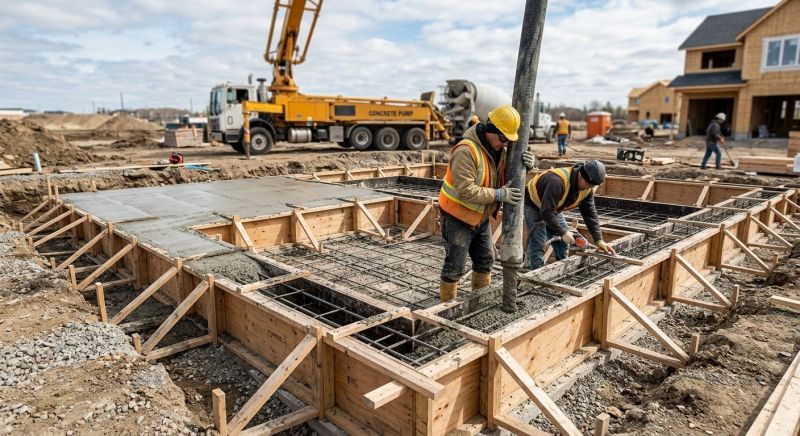 Concrete Foundation Installation in Highland, CA