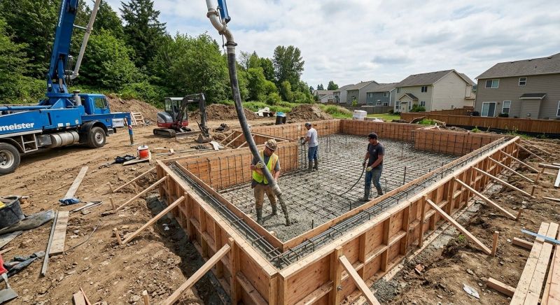 Concrete Foundation Installation in Ontario, CA