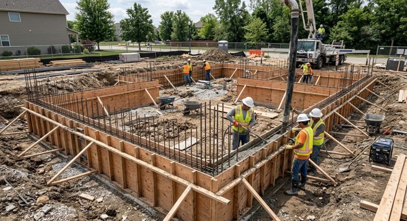 Foundation Construction in Bloomington, CA