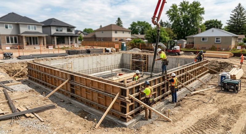 Foundation Construction in Redlands, CA