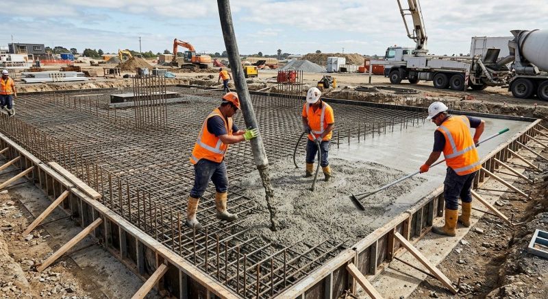 Foundation Wall Pouring in Rancho Cucamonga, CA